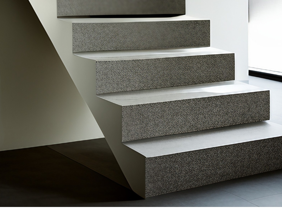 Minimal granite staircase design - Beautiful Homes