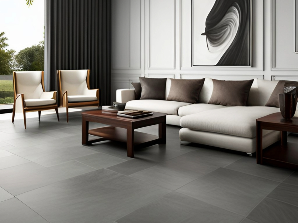 Kota flooring ideas in living room - Beautiful Homes