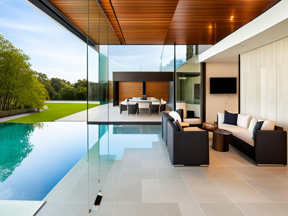 Kota flooring near your swimming pool - Beautiful Homes