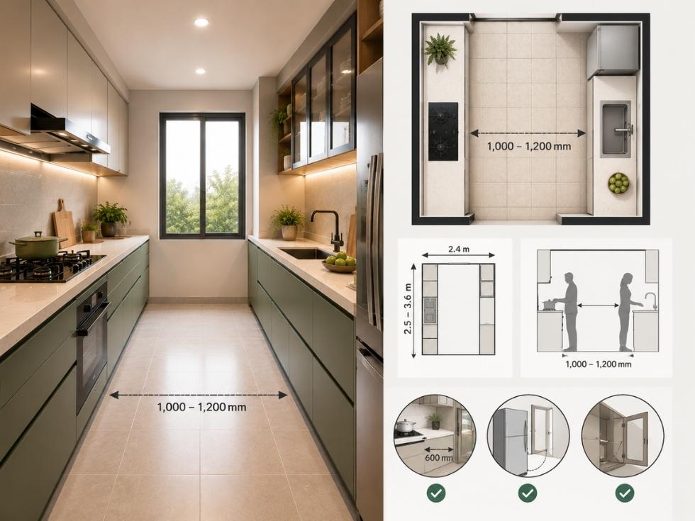 Contemporary small modular kitchen design - Beautiful Homes