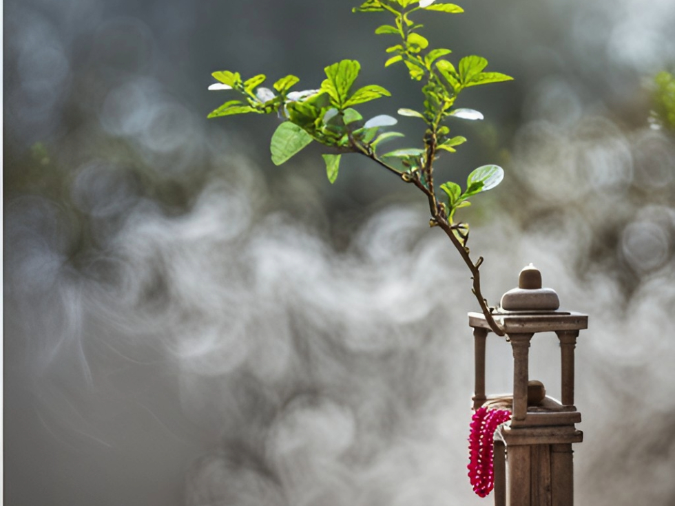 Small tulsi mandir design - Beautiful Homes