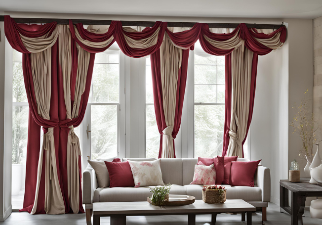 Balloon Roman Shade - Beautiful Homes