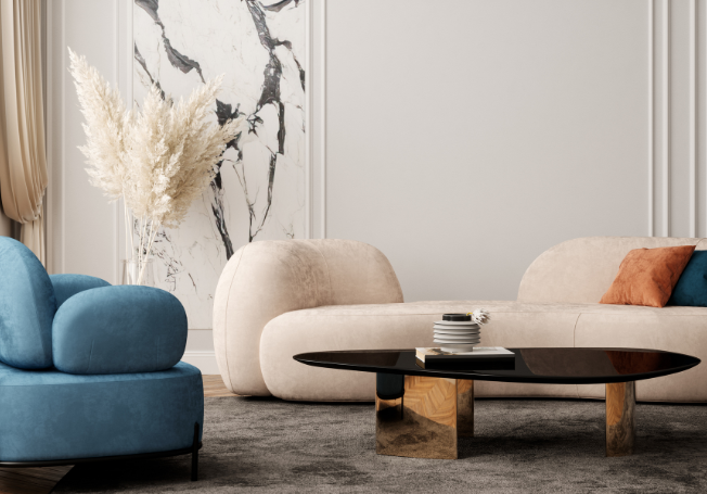 Mid-Century Modern Sofa for Living Room - Beautiful Homes