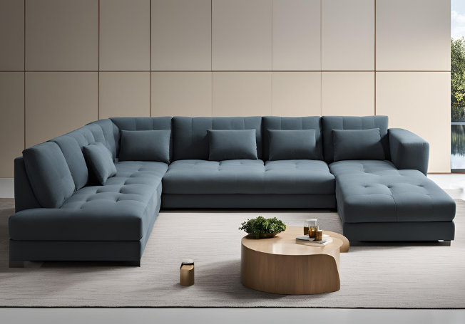 U-Shaped Sofa for Big Space - Beautiful Homes