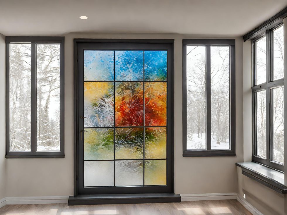 Printed Glass Design For Window - Asian Paints