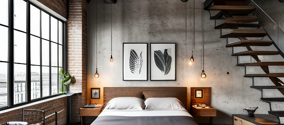 Industrial bedroom design ideas - Beautiful Homes