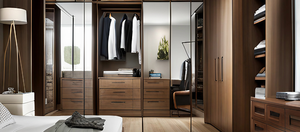 Mirror for wardrobe design - Beautiful Homes