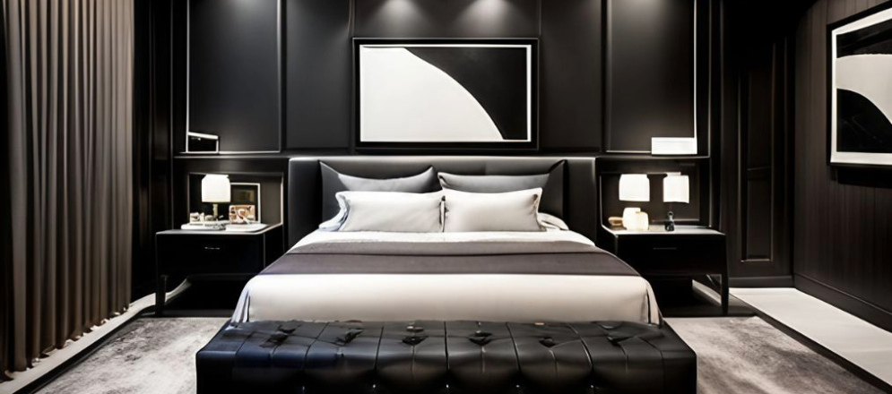 Monochromatic bedroom design - Beautiful Homes