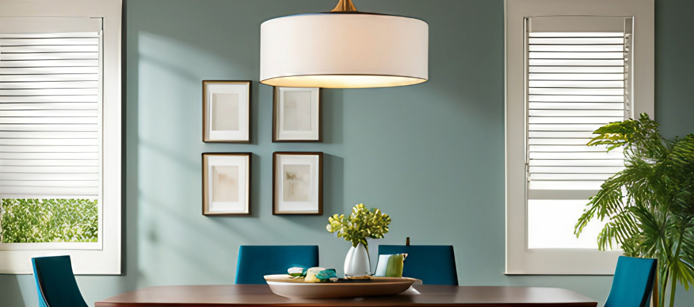 Drum Shade Pendant Light for a diffused ambient lighting - Beautiful Homes