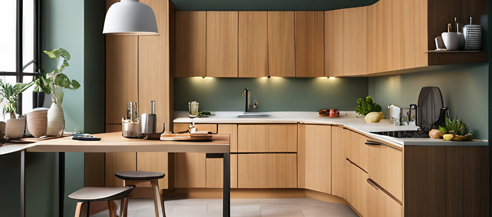 L shaped kitchen layout design - Beautiful Homes