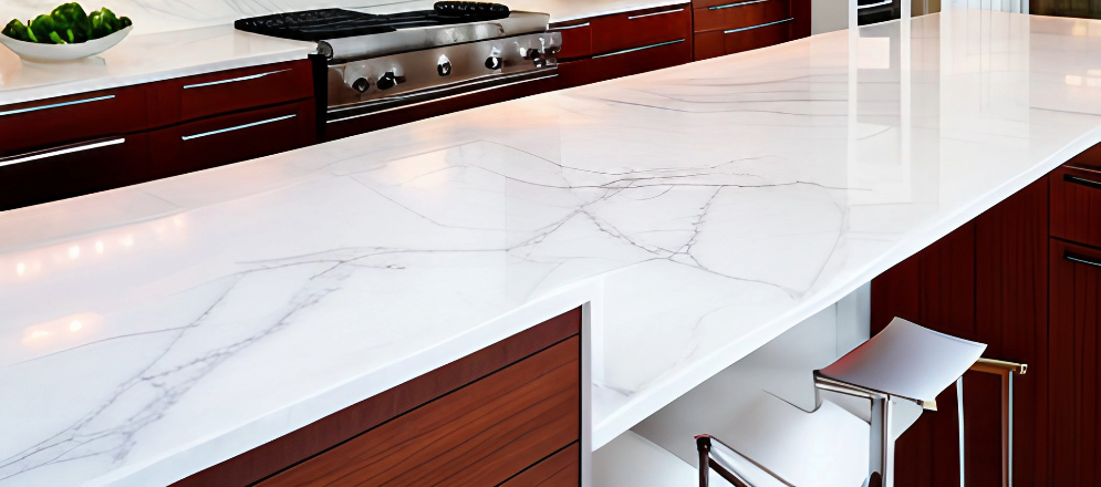 Marble countertop for your modular kitchen design - Beautiful Homes