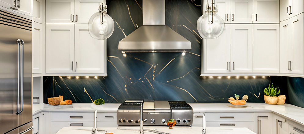 Marble wall tile for your modular kitchen design - Beautiful Homes