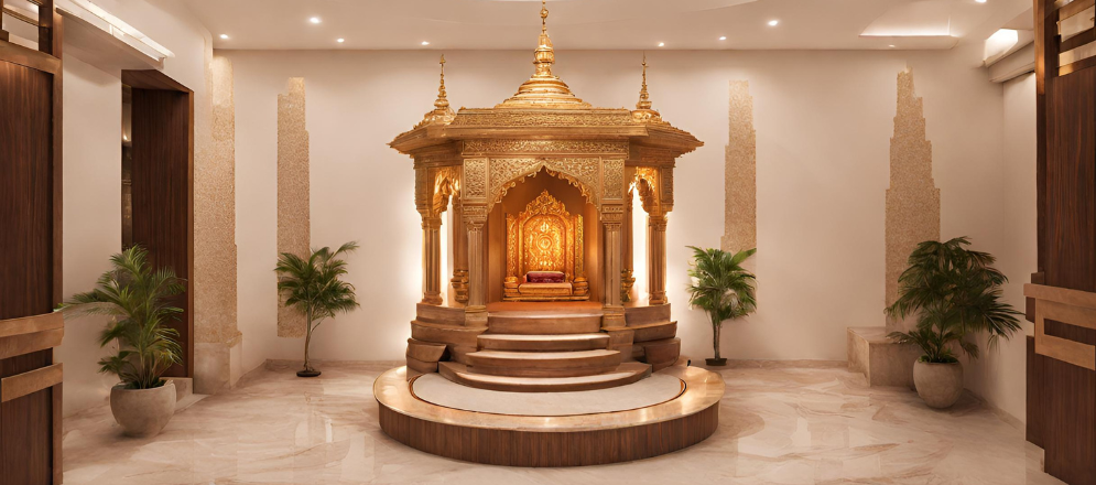 Marble flooring for pooja room - Beautiful Homes