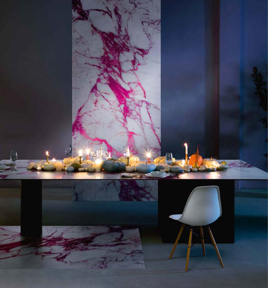 Christmas table spread décor with candles - Beautiful Homes