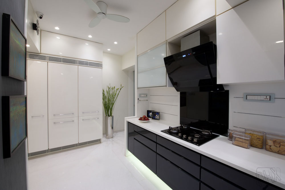 Kitchen cabinet design with a monochrome colour palette - Beautiful Homes Kitchen cabinet design with a monochrome colour palette for your latest kitchen design - Beautiful Homes