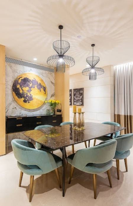 Dining table designs for your home with tufted chair - Beautiful Homes