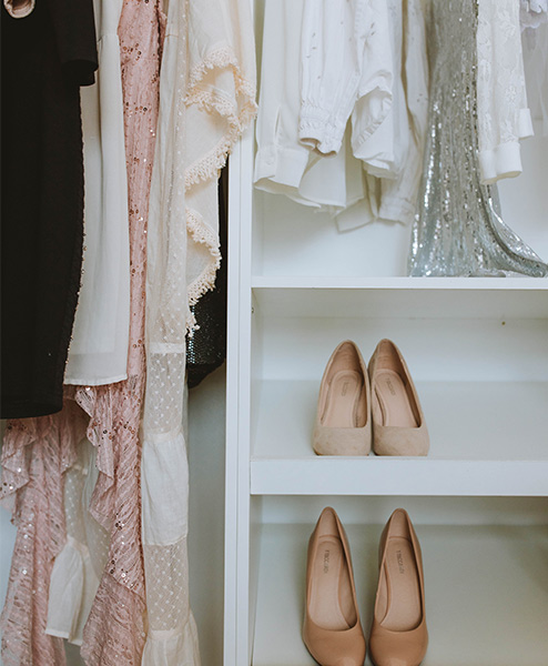 Modern bedroom modular wardrobe with shoe racks - Beautiful Homes