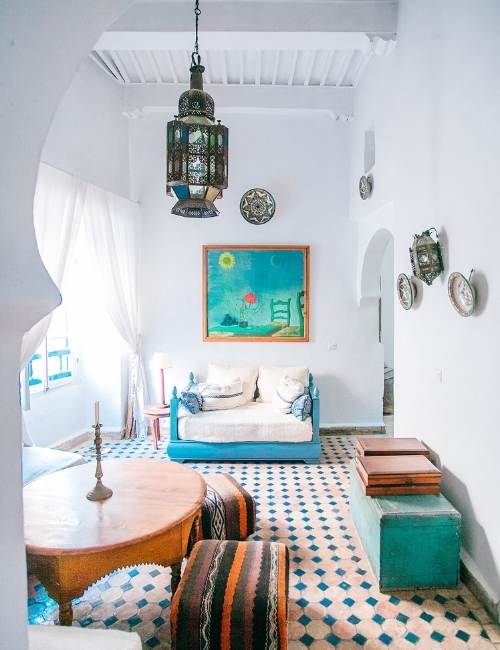 Flooring ideas & traditional hanging lights for your Indian home interiors - Beautiful Homes