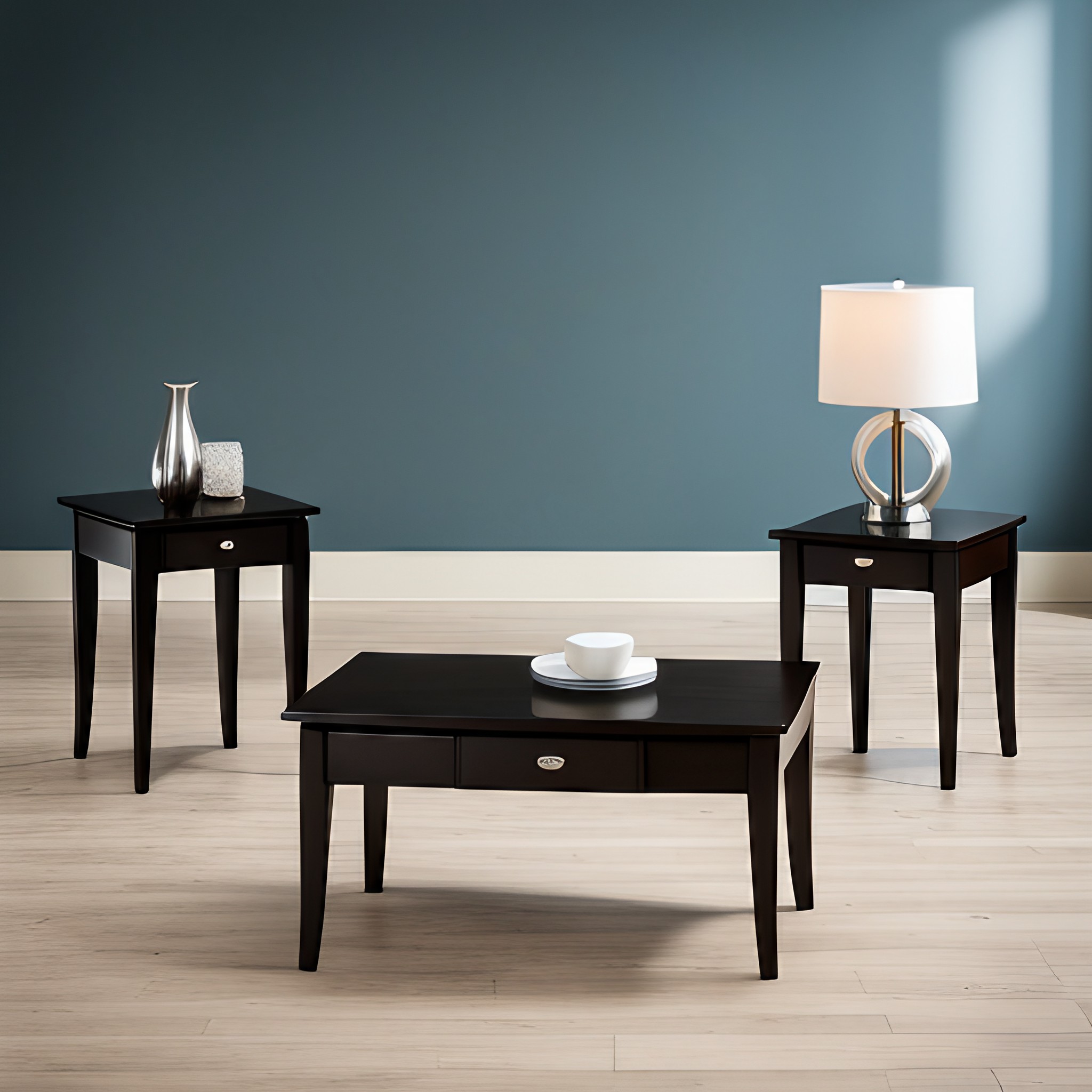 Chic black table design - Beautiful Homes