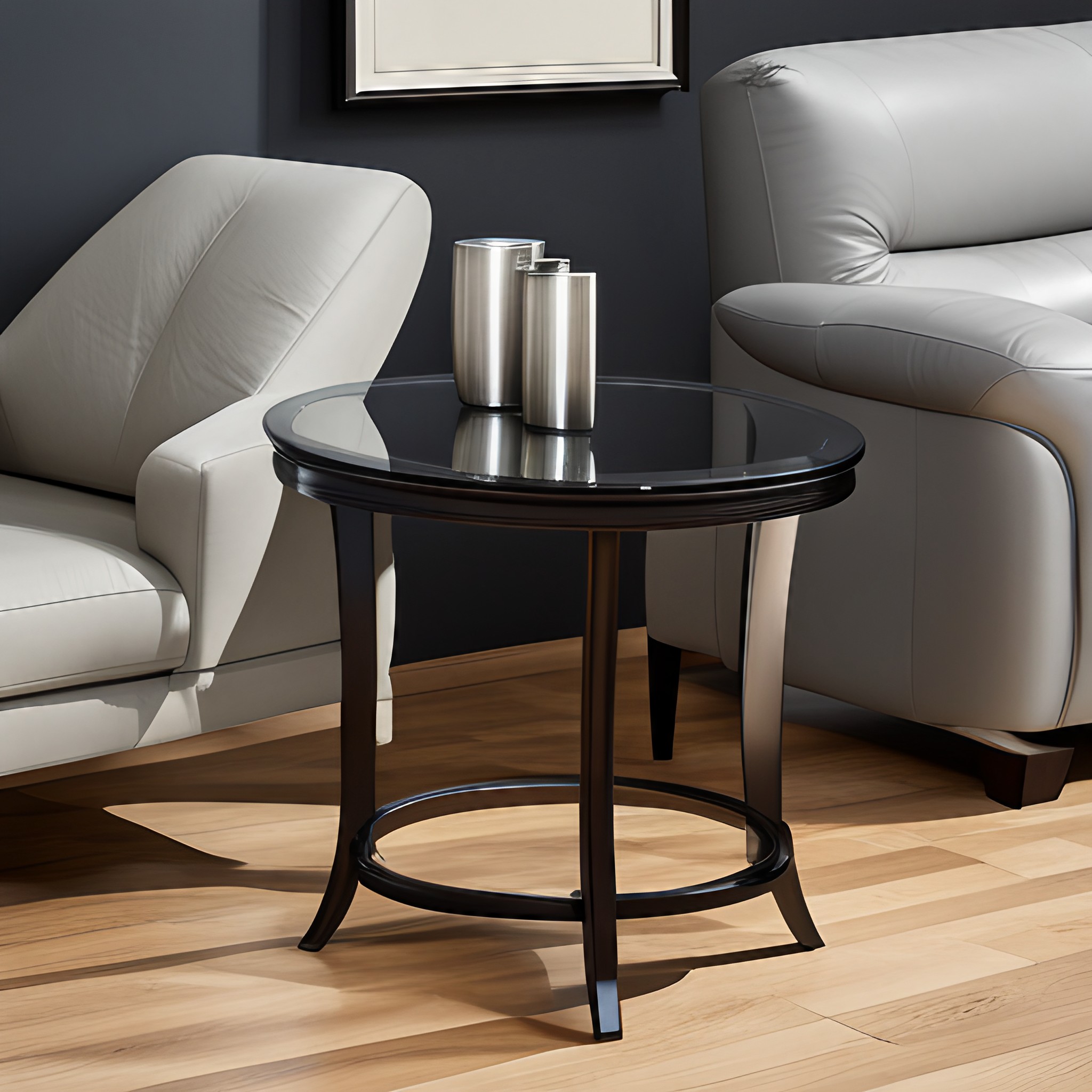 Round glass table design - Beautiful Homes