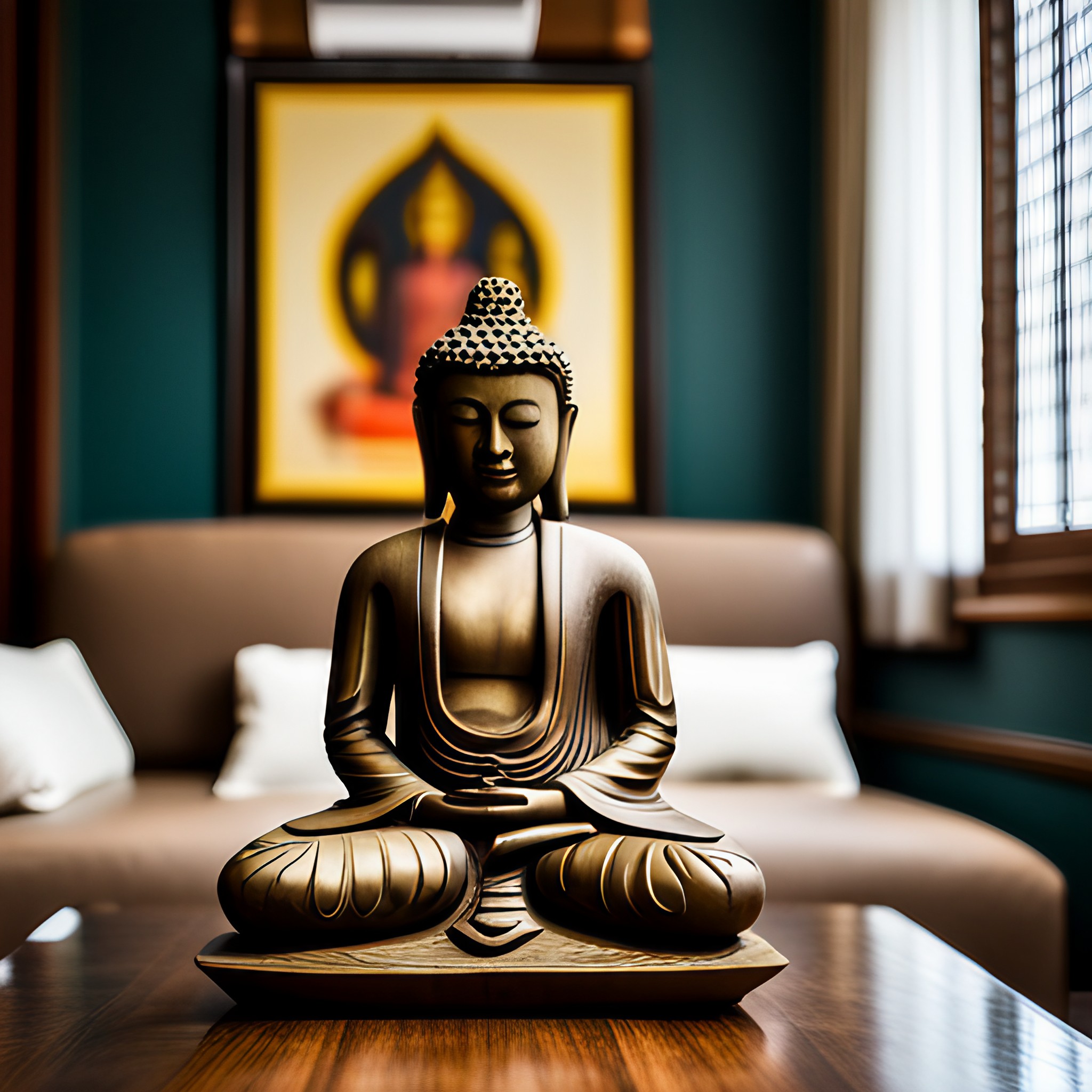 Buddha statue for family room - Beautiful Homes