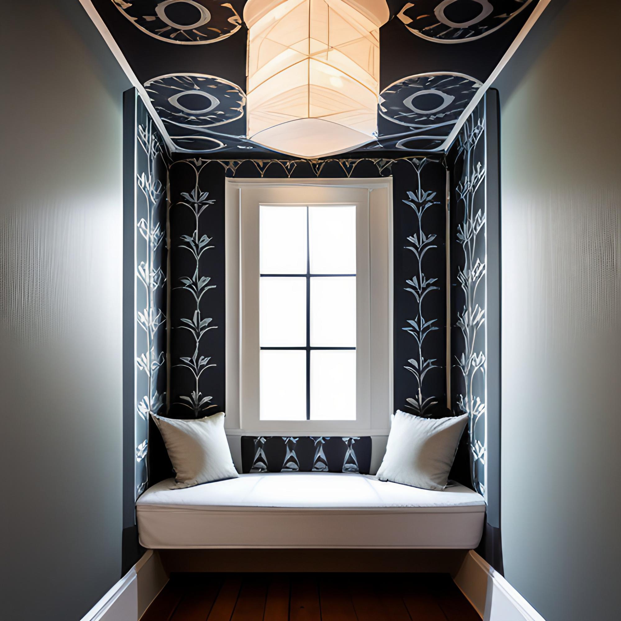 Black ceiling wallpaper for your home - Beautiful Homes