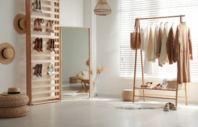DIY your own spinning shoe rack for a stylish home décor - Beautiful Homes