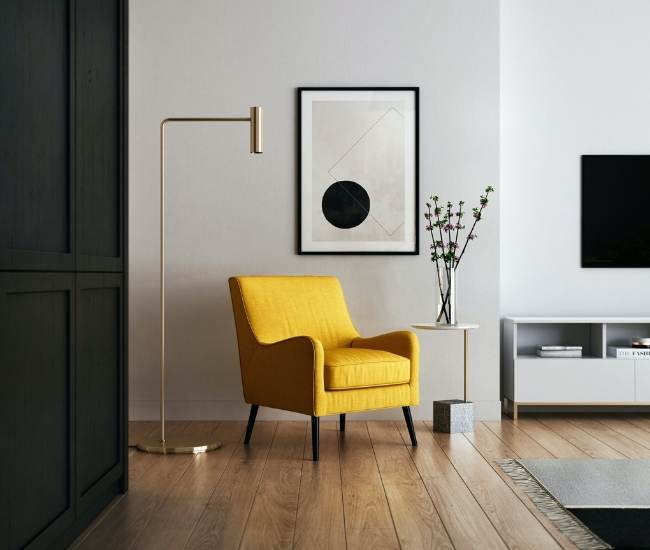 Using Vertical panel in your living room as photo frame - Beautiful Homes