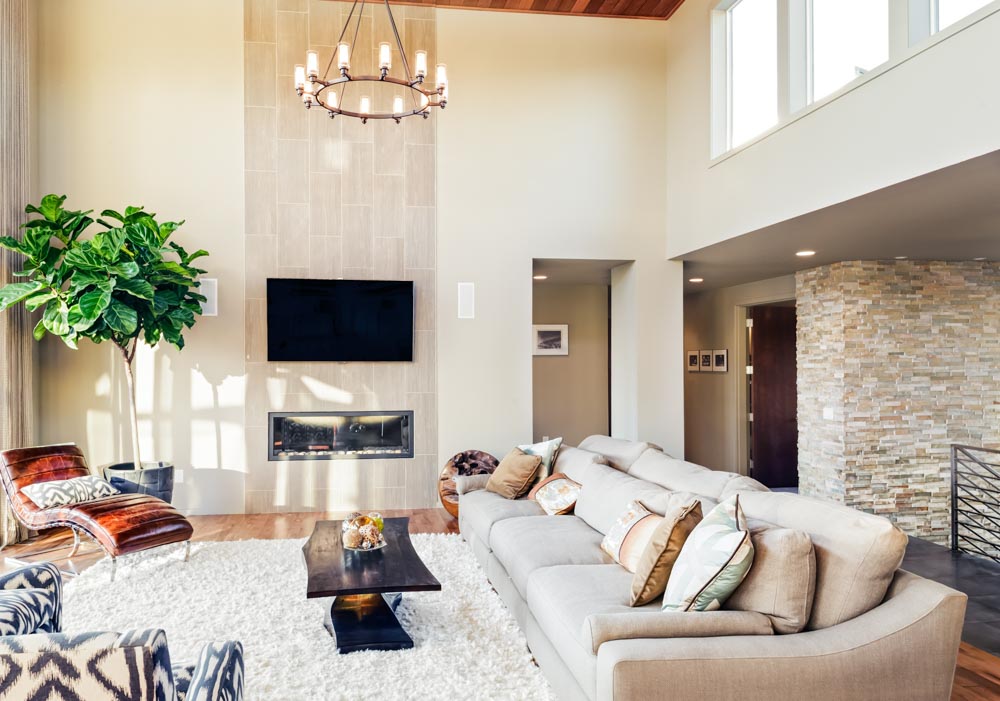 Circular fluted modern chandelier lights for any room design - Beautiful Homes