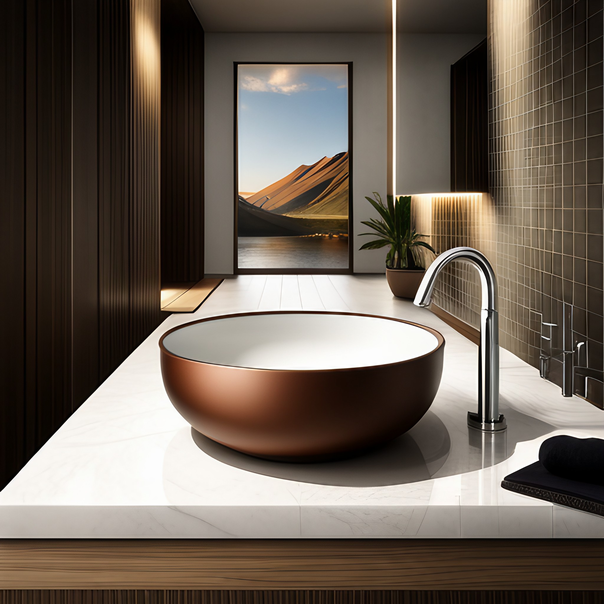 ceramic basin tiles design - Beautiful Homes