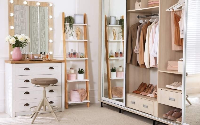 Wardrobe design with dressing table for your bedroom - Beautiful Homes Wardrobe design with dressing table for your bedroom - Beautiful Homes