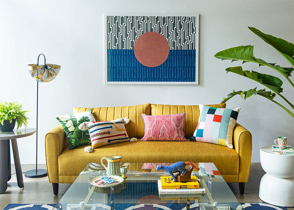 House plants & wall art for your interior design concept - Beautiful Homes