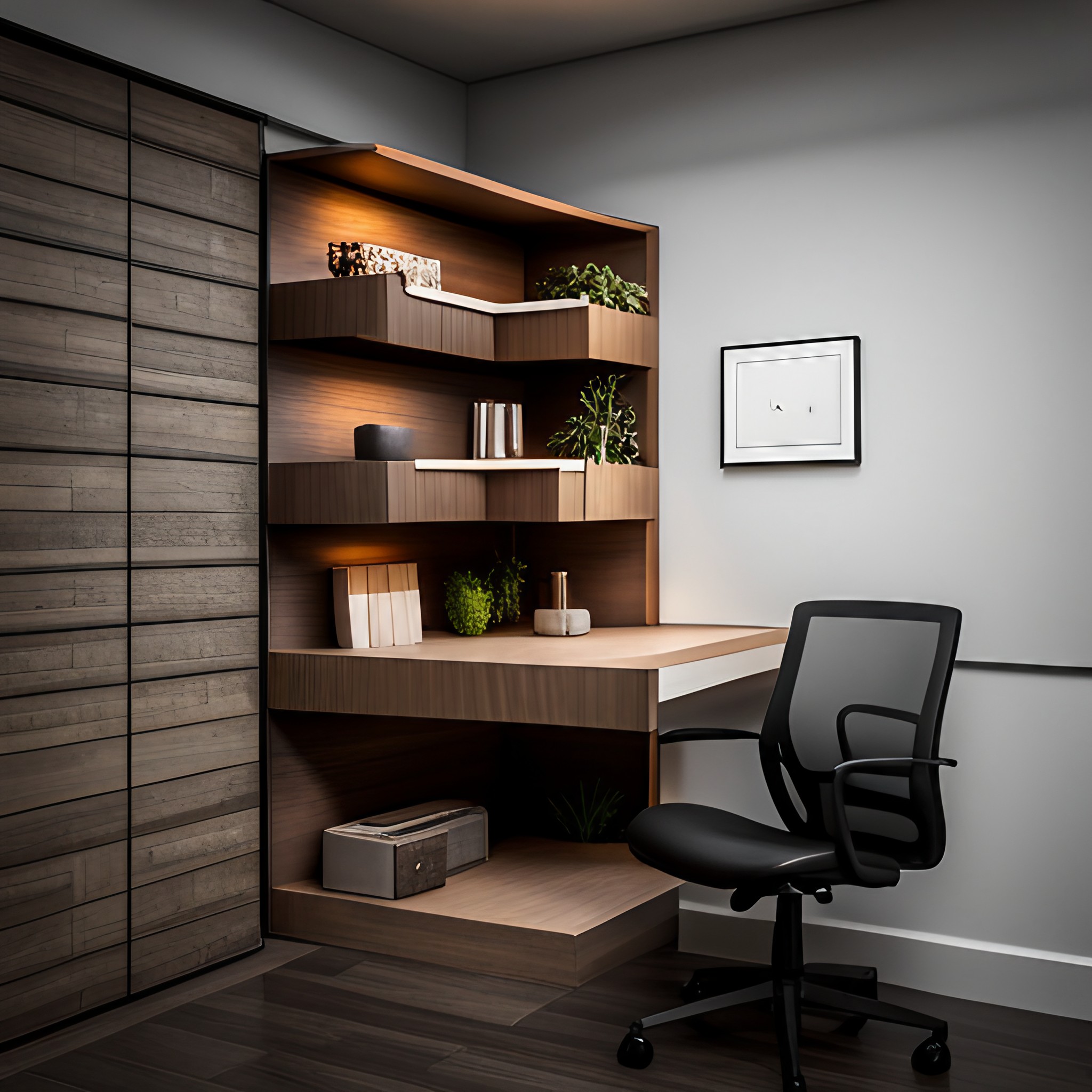 DIY corner shelf design - Beautiful Homes