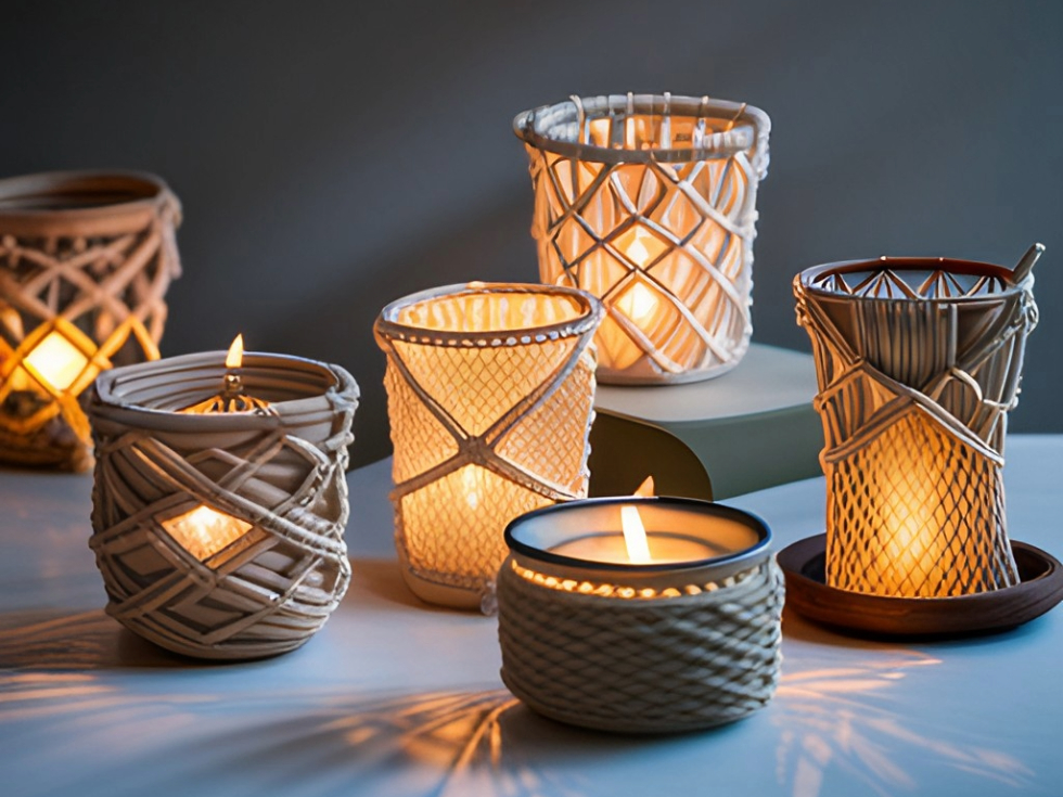 Macrame candle holders to enhance your home interiors - Beautiful Homes