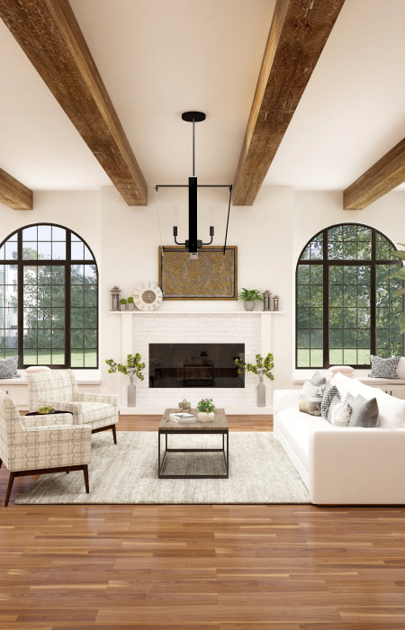 Wooden interiors for mid-century modern home - Beautiful Homes