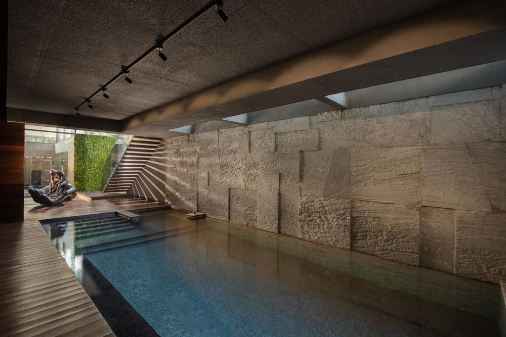 Make your interior design elegant with a private indoor swimming pool along with décor items - Beautiful Homes