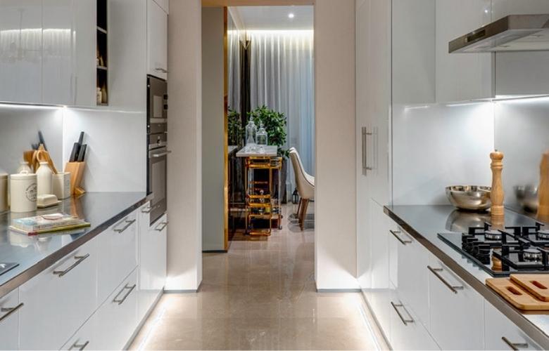 PVC, Steel & other materials to choose for your parallel kitchen interiors - Beautiful Homes