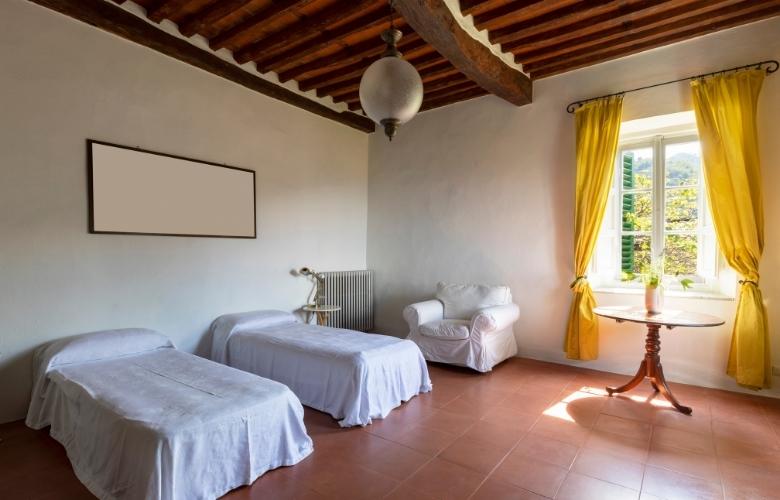 Flooring with liquid red oxide paint - Beautiful Homes