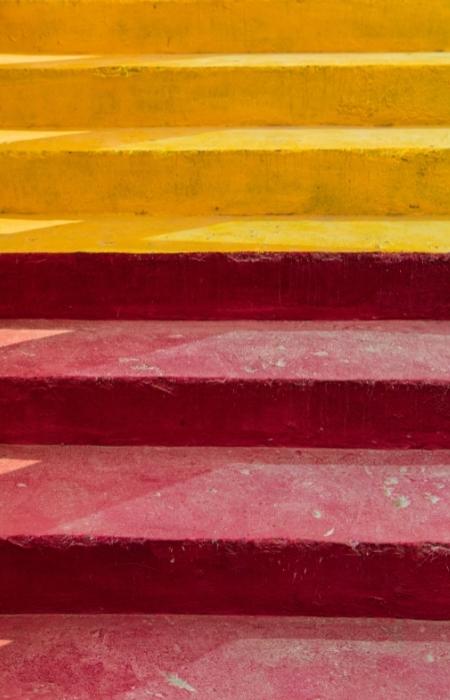 Self adhesive backing layer red oxide floor coating - Beautiful Homes