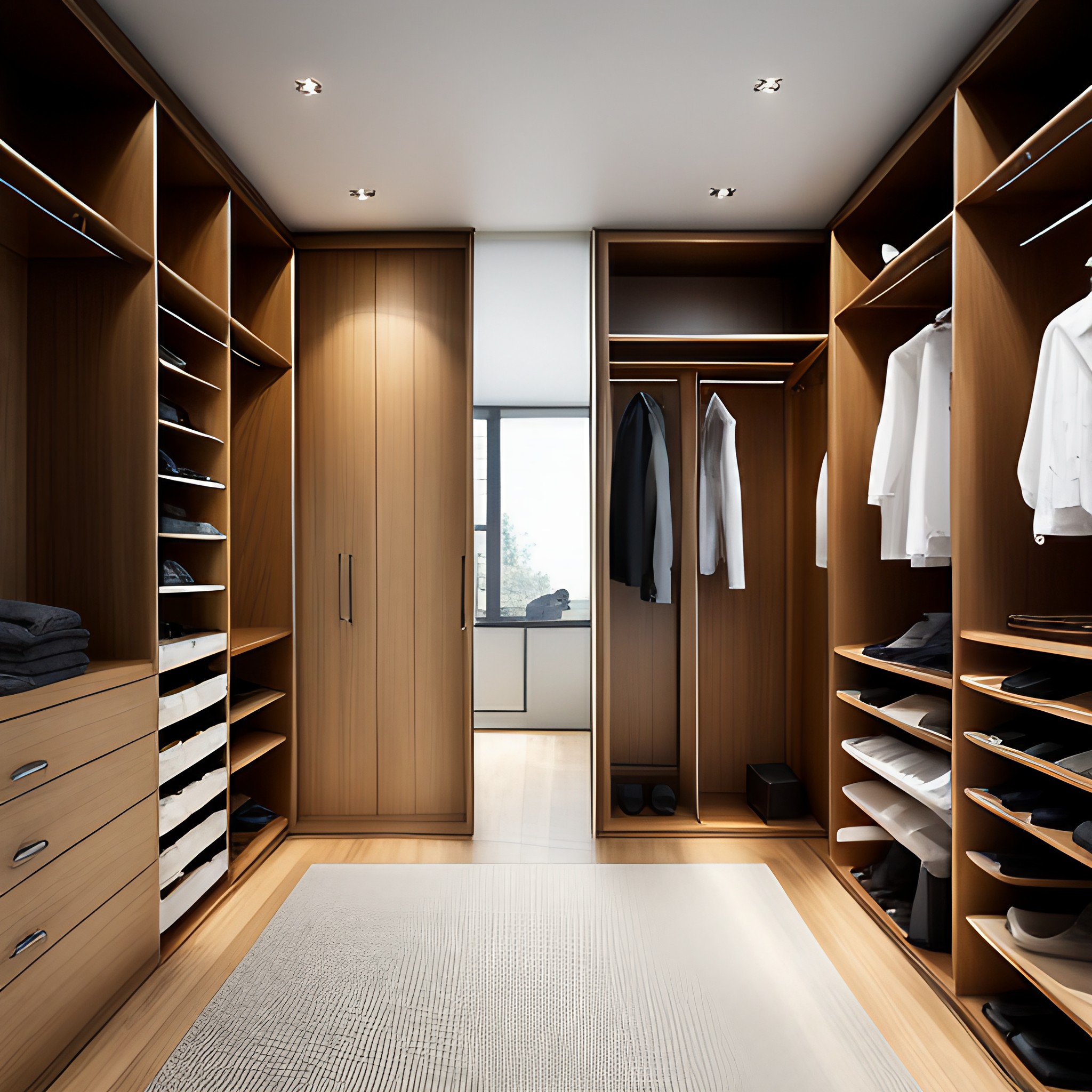 walk-in sliding wardrobe with dressing table design - Beautiful Homes