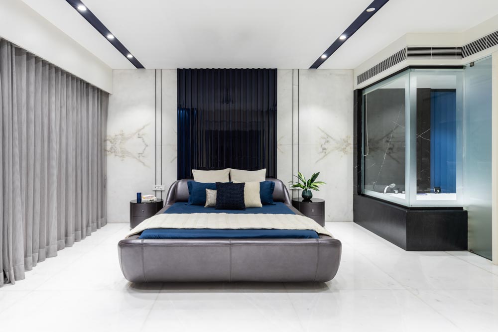 All white wall paint design for bedroom - Beautiful Homes