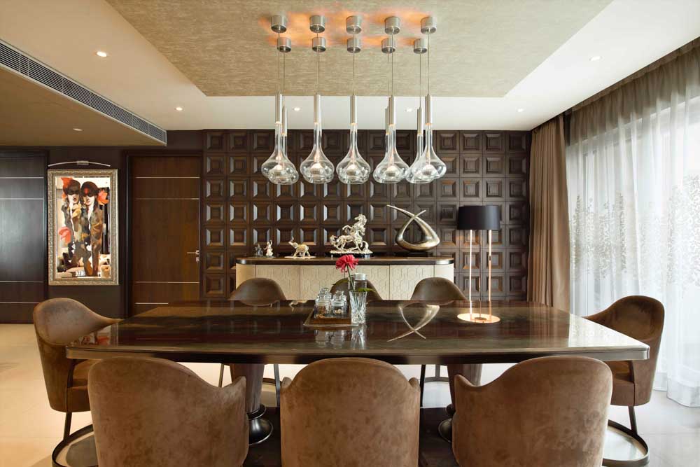 Wooden walls for dining room - Beautiful Homes