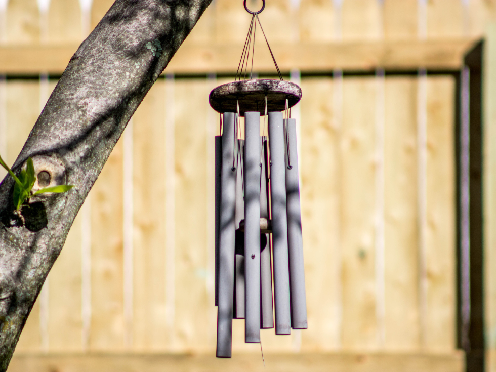 Feng Shui metal wind chime for home decor - Beautiful Homes