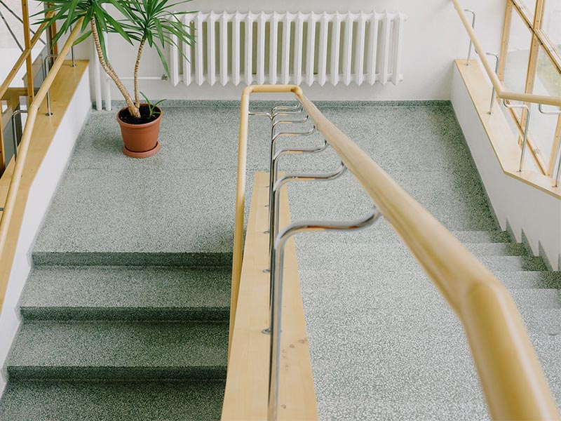 Upgrade your interiors by using u shaped staircase type - Beautiful Homes Upgrade your interiors by using u shaped staircase type - Beautiful Homes