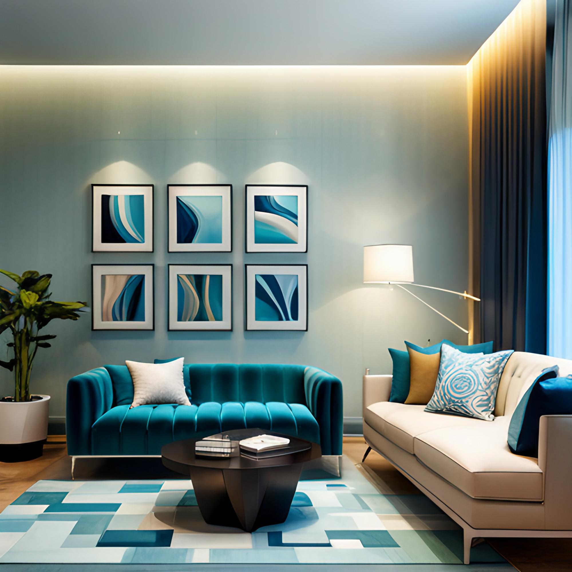 Subtle wall art to enhance your living room - Beautiful Homes