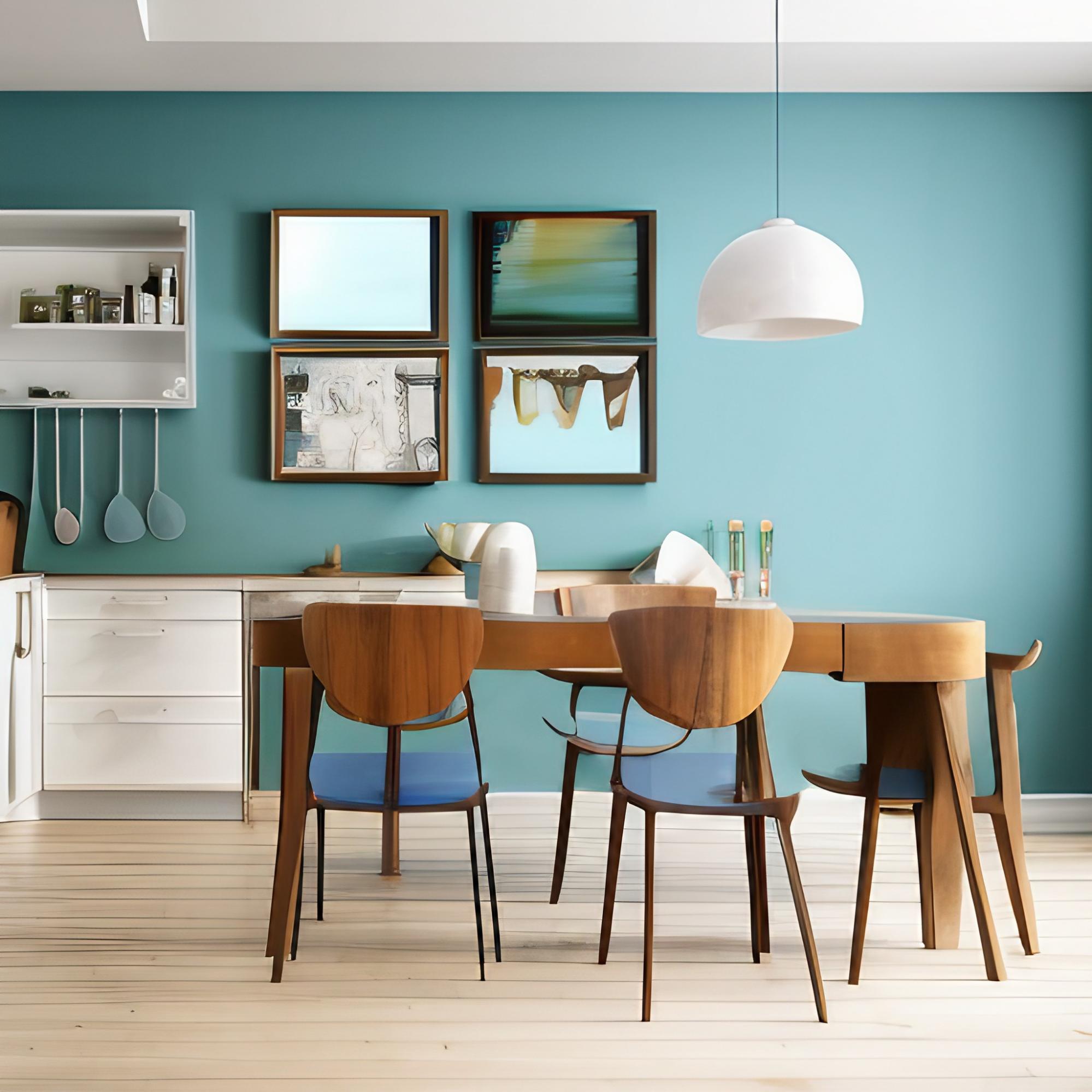 Bright coloured wall art to enhance your kitchen - Beautiful Homes