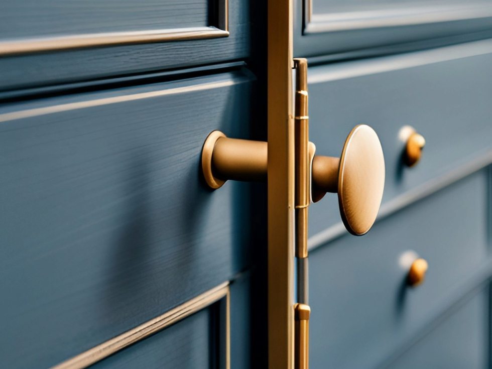 Knob handles for your wardrobe door design - Beautiful Homes