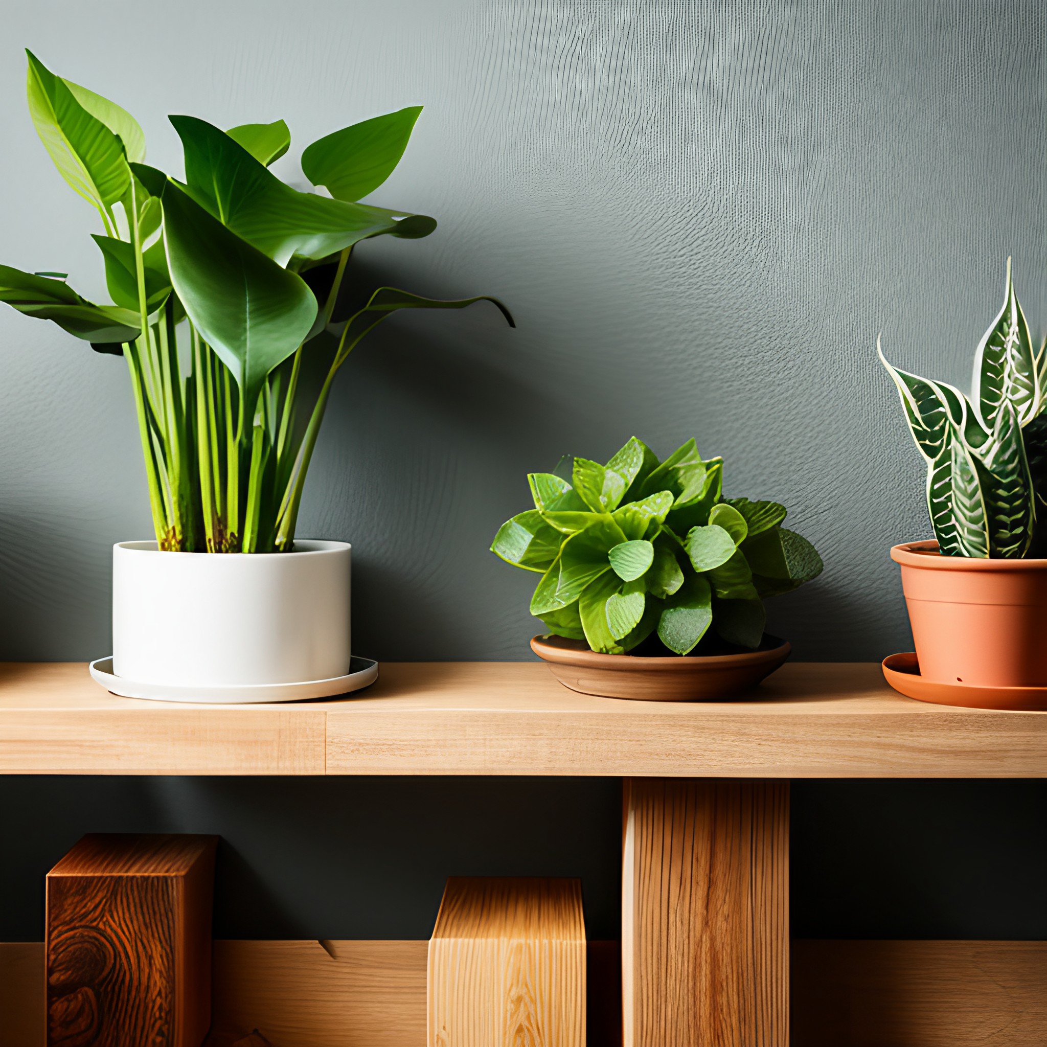 House plants for shelves & cabinets - Beautiful Homes