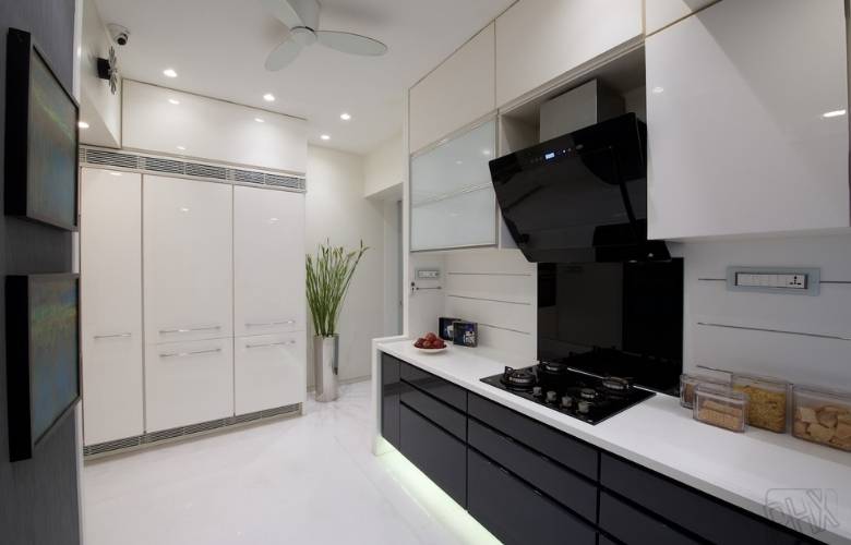 Kitchen design with marble flooring for home décor - Beautiful Homes