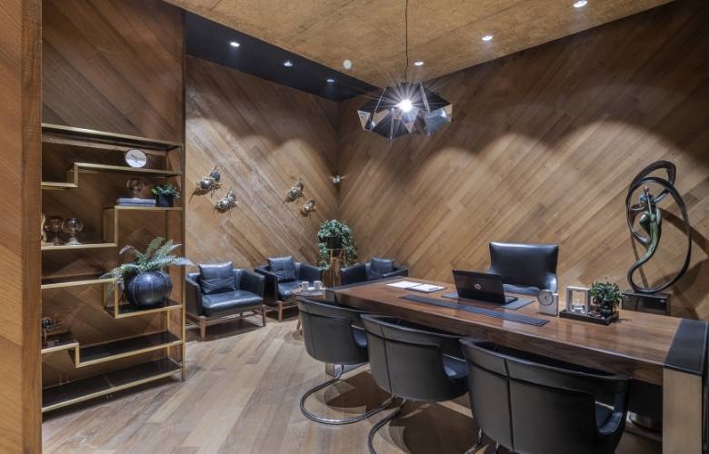 Material combination like metal & stone for your home interiors - Beautiful Homes